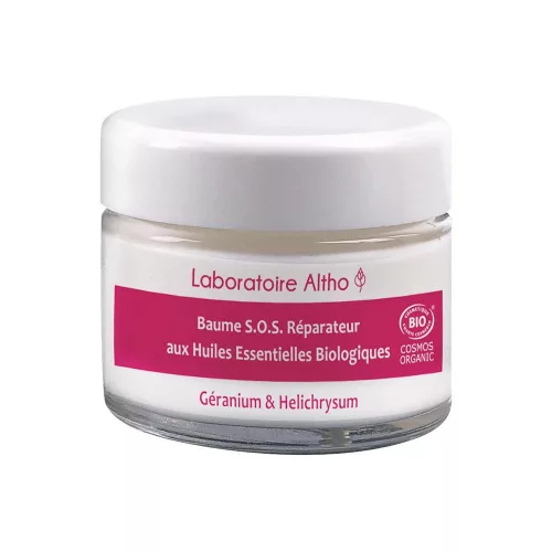 Laboratoire Altho SOS Balzsam Bio Szalmagyopárral és Gerániummal - 30ml