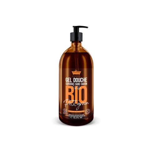 LES PETITS BAINS DE PROVENCE PETIT GRAIN virágos és egzotikus illatú tusfürdő - bio - 1000ml