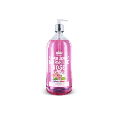 LES PETITS BAINS DE PROVENCE Rózsa folyékony szappan - 1000ml