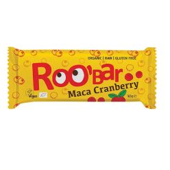 Roobar Maca-Áfonya szelet - bio - 30g