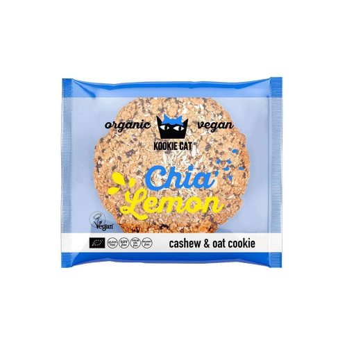 Kookie Cat Chia-citrom zabkeksz - bio - 50g