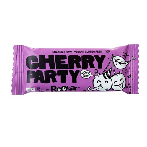 Roobar Cseresznyés nyers szelet - cherry party - 30g