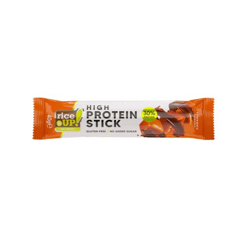 Rice UP Karamell ízű  protein szelet - 40g