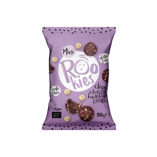 Rookies Törökmogyorós keksz csoki darabokkal bio - 100g