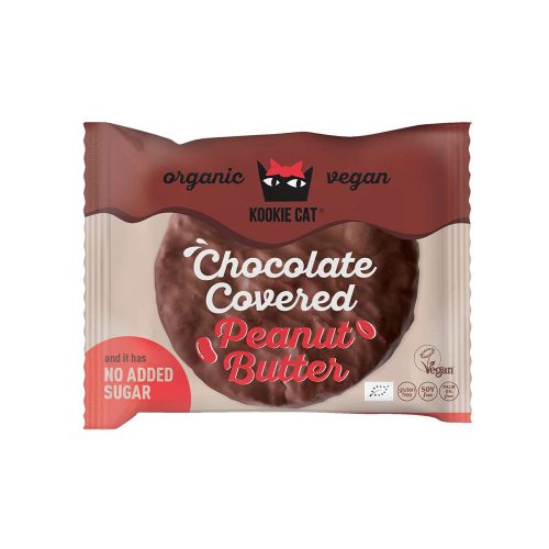 Kookie Cat Mogyoróvajas-csokis keksz - bio - 50g