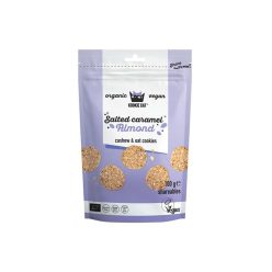 Kookie Cat Karamellás-mandulás mini keksz - bio - 100g