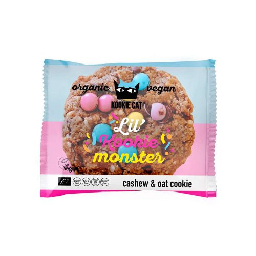 Kookie Cat Színes cukorkás zabkeksz - bio - 50g