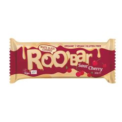 Roobar Meggyes fehércsokis szelet - bio - 30g