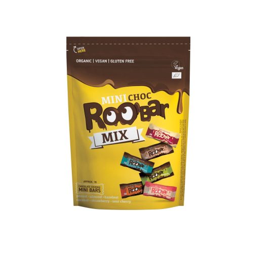 Roobar Mini choco nyers szelet válogatás - bio - 180g