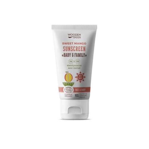 WiseTree Naptej és testápoló mangóval SPF50 - bio - 150ml