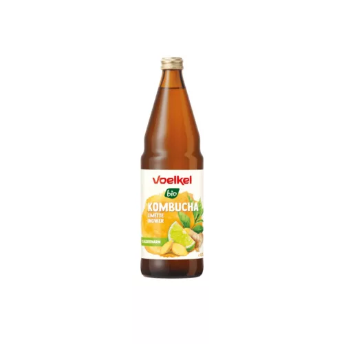 Voelkel Lime&Gyömbér kombucha - bio - 750ml