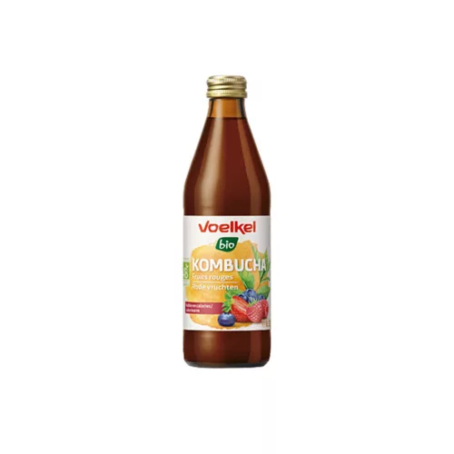 Voelkel Piros gyümölcsökkel Kombucha- bio - 330ml