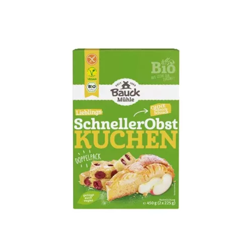 Bauckhof Bio gyümölcsös sütemény keverék - GM - 450g