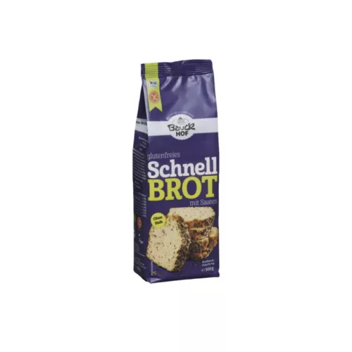 Bauck Hof Gyorskenyér keverék élesztőmentes, gluténmentes - bio - 500g