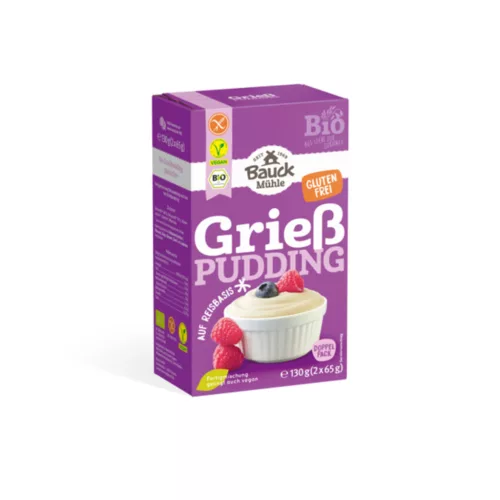 Bauck Hof Grízpuding gluténmentes - bio - 130g