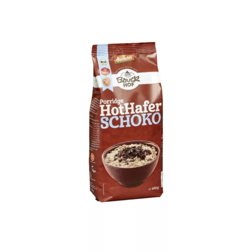 Bauck Hof Csokoládés meleg zabkása gluténmentes - bio - 400g