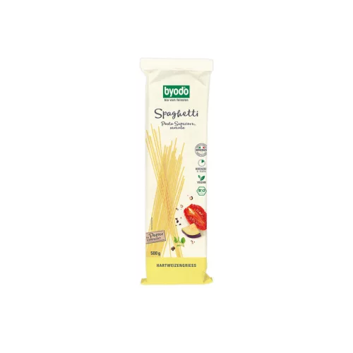 Byodo Spaghetti, semola tészta - bio -  500g