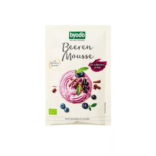 Byodo Áfonya-Feketeribizli mousse - bio - 30g