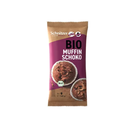 Schnitzer Csokis muffin gluténmentes - bio - 140g