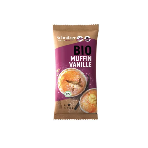 Schnitzer Vaníliás muffin gluténmentes - bio - 140g