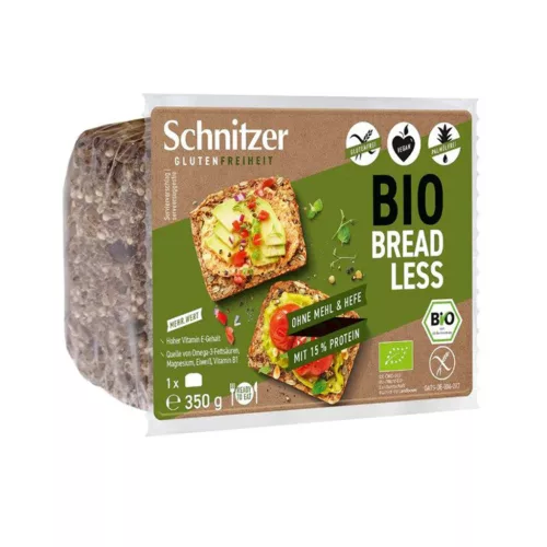 Schnitzer Bread Less gluténmentes kenyér - bio - 350g