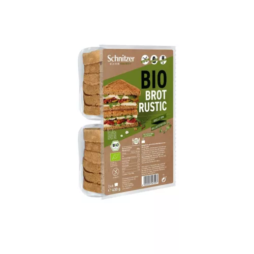 Schnitzer Rustic kenyér gluténmentes - bio - 430g