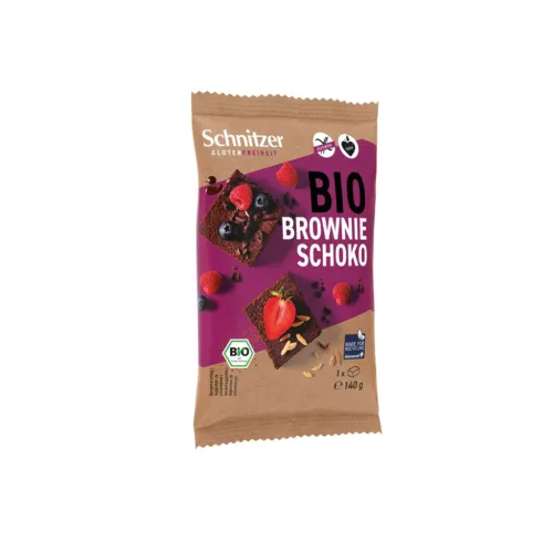 Schnitzer Csokis brownie gluténmentes - bio - 140g