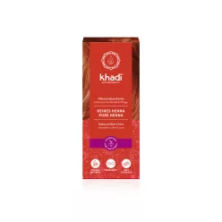 Khadi Élénkvörös növényi hajfesték por - 100g