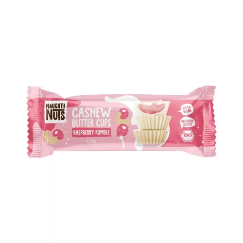 Naughty Nuts Kesukrém+Málna cups - 3x13g