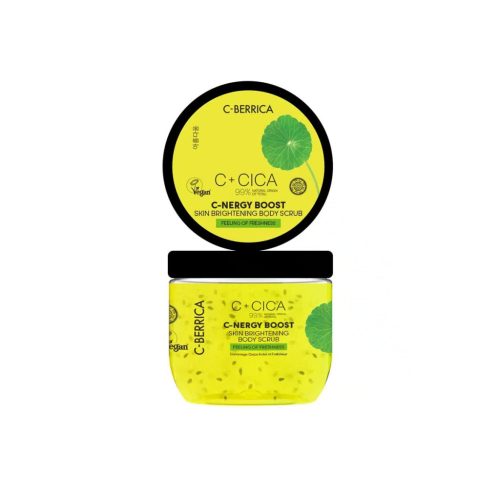 Natura Siberica C-Berrica C + CICA „C-Nergy Boost” Ragyogásfokozó testradír  - 200ml