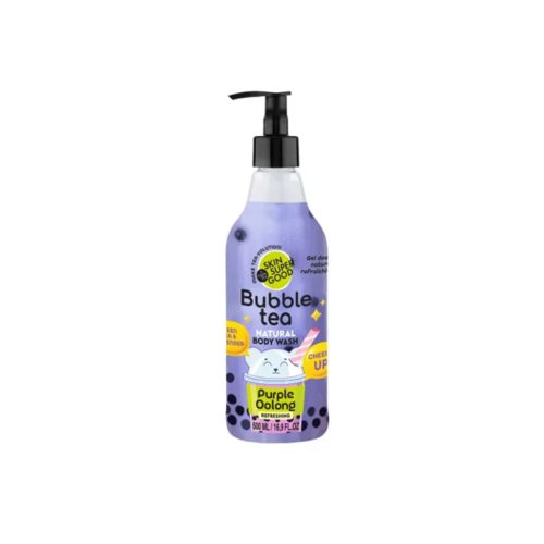 Skin Super Good Bubble Tea "Purple Oolong" frissítő tusfürdő zöld teával és levendulával  - - 500ml
