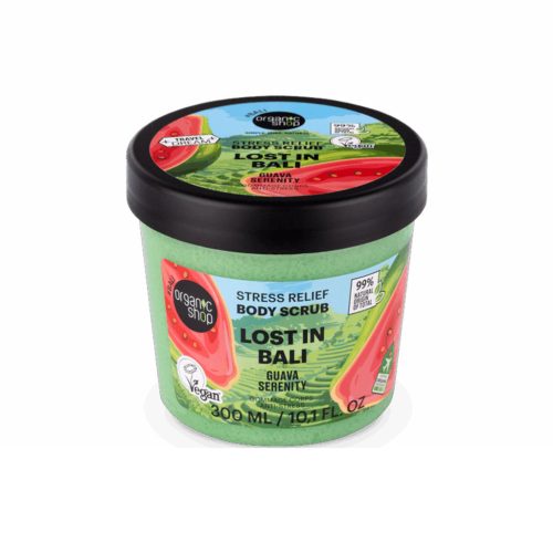 Organic Shop “Lost in Bali“ Stresszoldó testradír guavával - 300ml