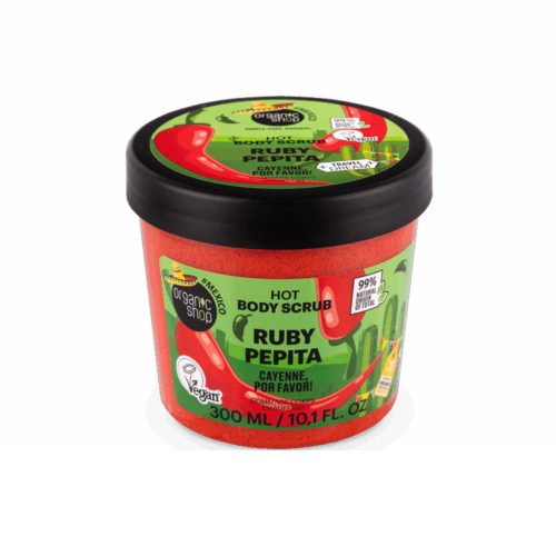 Organic Shop “Rubi Pepita!“ Hot testradír cayenne borssal - 300ml