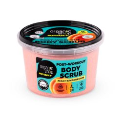   Organic Shop SPORT  Edzés utáni testradír bio barackkal és magnéziummal  - 250ml