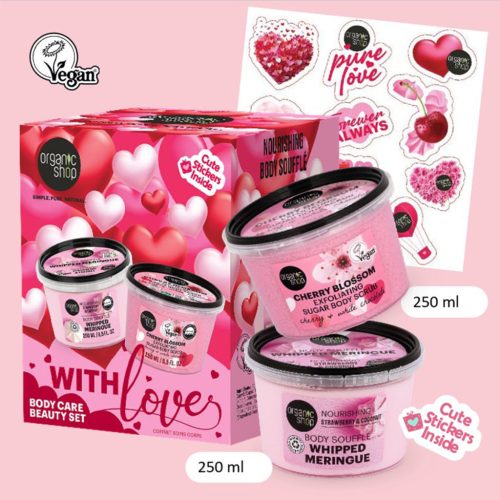 Organic Shop "With love" Testápoló szépségszett - 250ml/250ml