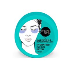   Organic Shop Hidratáló gél szemmaszk kék matcha-kivonattal és hialuronsavval - 60db