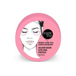   Organic Shop Ragyogást adó gél szemmaszk bogyós jegesteával és antioxidánssal - 60db