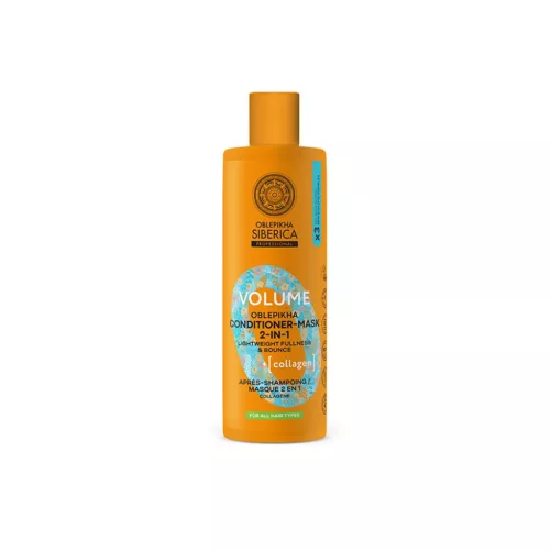 Natura Siberica 2 az 1-ben Volumennövelő homoktövis kondicionáló és maszk - 400ml