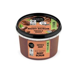   Organic Shop Softening testradír kávéval és cukorral - 250ml