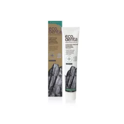   Ecodenta Fehérítő bio fogkrém szénnel minősített - 75ml