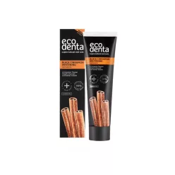 Ecodenta Szénnel és fahéjjal fehérítő fogkrém - 100ml