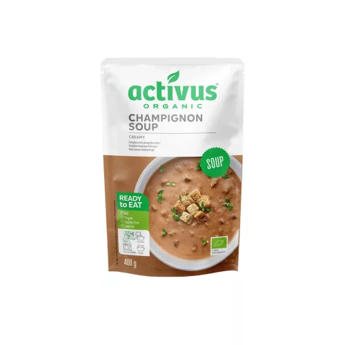 Activus Gombakrémleves csiperkéből - bio - 400g