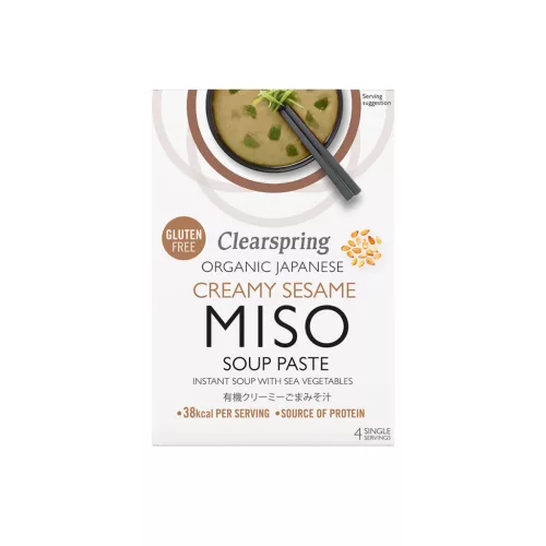 Clearspring Szezám MisoSoup Pasta Tengeri zöldésgekkel - bio - 60g