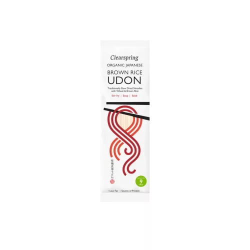 Clearspring Barna Rizs Udon Tészta Japán - bio - 200g