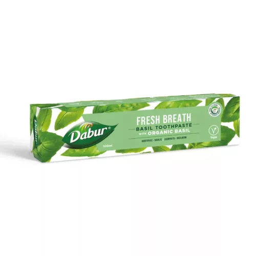 Dabur Bazsalikommal (organikus) gyógynövényes fogkrém - 100ml