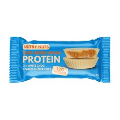 NUTRY NUTS Protein Földimogyoróvajas Fehércsokis - 42g