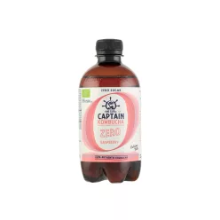 Captain Kombucha Zero málnás kombucha - bio - 400ml