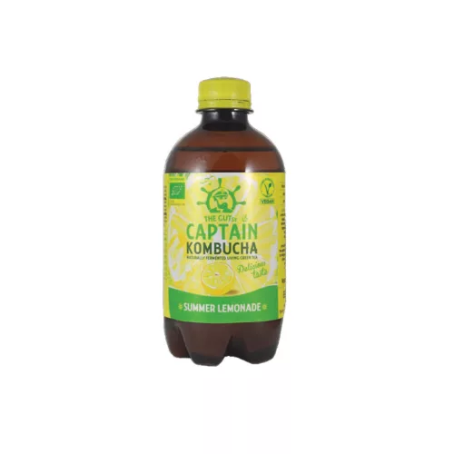Captain Kombucha Nyári limonádé élőflórás kombucha ital - bio - 400ml