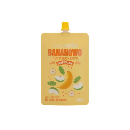 Owolovo Alma-banán gyümölcspüré - 200g