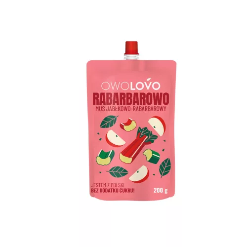 Owolovo Alma-rebarbara gyümölcspüré  - 200g
